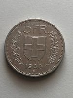 5 Fr. 1988 mit vertiefter Randschrift