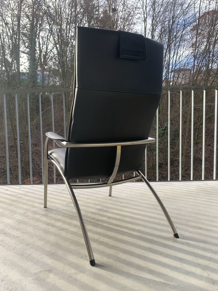 De Sede Poltrone: SALE: De Sede DS 270 Design Ledersessel mit Ottoman – Usato da Fribourg venduto da GBT42 7