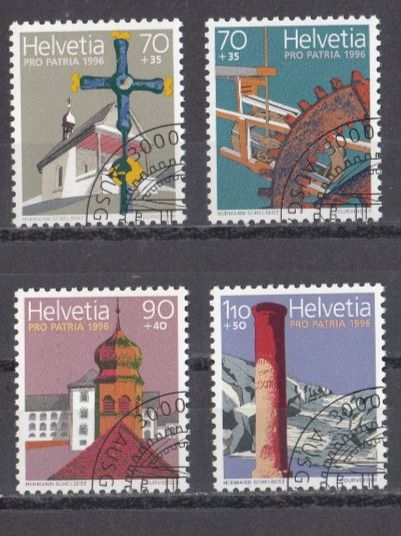 Tutti i francobolli: SBK B251 - B254 mit ET – Usato da Bürglen TG venduto da StampGraf