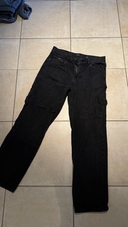 EIGHTYFIVE Jeans, Schwarz, Baggy, Grösse 30
