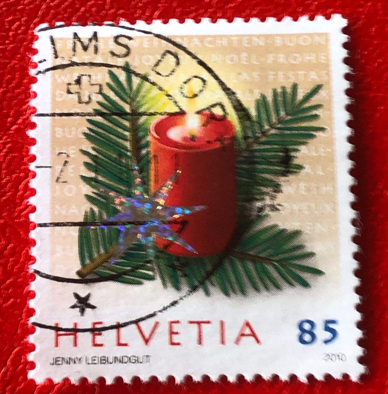 Tutti i francobolli: Nr.1373  Kerze 2010 mit Stempel   – Usato da Aarau venduto da Billa007