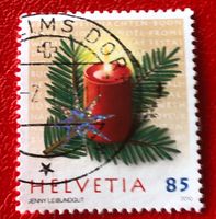 Nr.1373  Kerze 2010 mit Stempel  