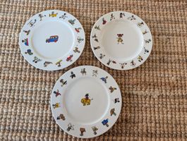 Teller Set Unicef Kinder Motiv 3 Stuck guter Zustand