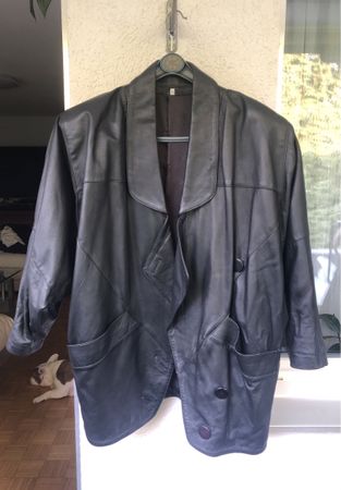 Damen Lederjacke Schwarz