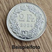 2 Franken 2024 unzirkuliert direkt aus Rolle SNB - top Stück