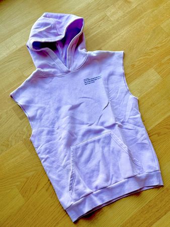 H&M Hoodie ohne Ärmel, Rosa, Grösse 170
