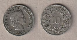 10 Rappen 1914
