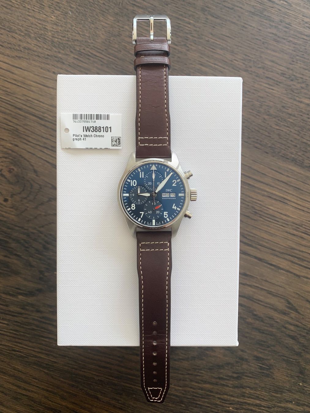 IWC Uhren: IWC 388101 Pilot‘s Watch Chronograph 41 – Gebraucht aus Weesen von Elmax1