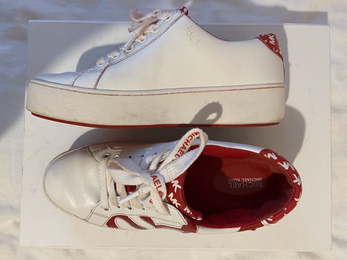 Michael Kors Scarpe da donna: Baskets blanches et rouges Michael Kors – Usato da Chêne-Bougeries venduto da sor_9rzp 3