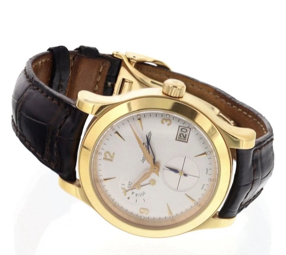 Jaeger-Lecoultre Orologi: Jaeger-LeCoultre Master Hometime 18k Gold – Usato da Thalwil venduto da lxc_8tlg 9