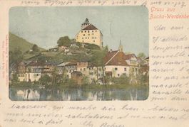 Buchs Werdenberg - Gruss aus Litho 1900