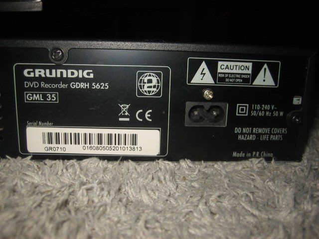 Alle DVDs: Grundig DVD Recorder HDD – Gebraucht aus Winterthur von pf02 6
