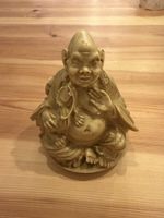Dekorative Buddha Figur, wahrscheinlich Elfenbein-Imitat