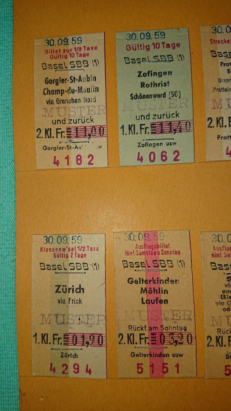 Biglietti: Tickets Edmondson – Usato da Cortaillod venduto da signep 2