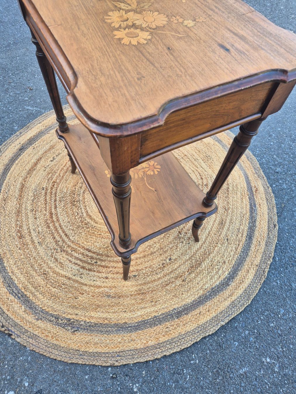 Tavoli: Petit meuble ancien marqueté – Usato da Fully venduto da tameab 5