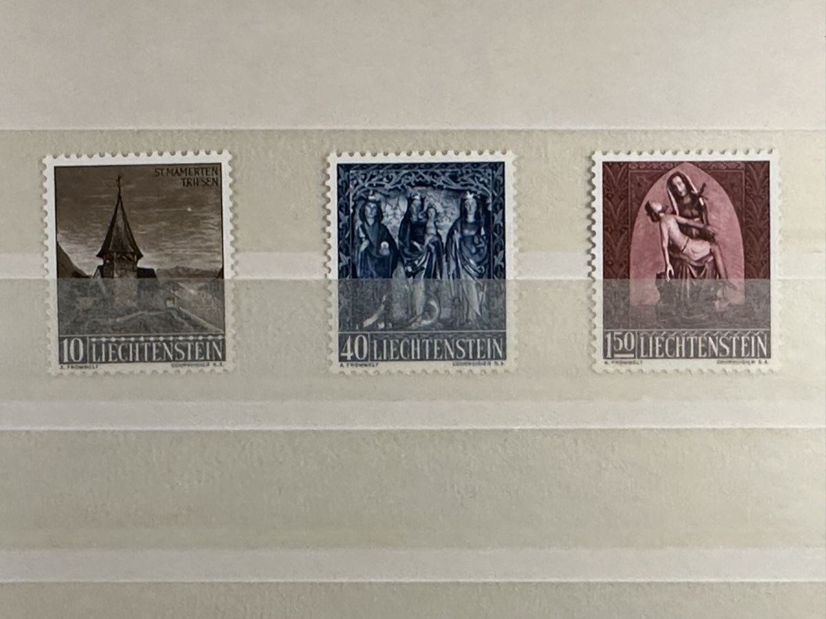 Tous les timbres: Liechtenstein - 1957 ** Mi 362-364 – D'occasion à Schmitten / FR par Samsara169