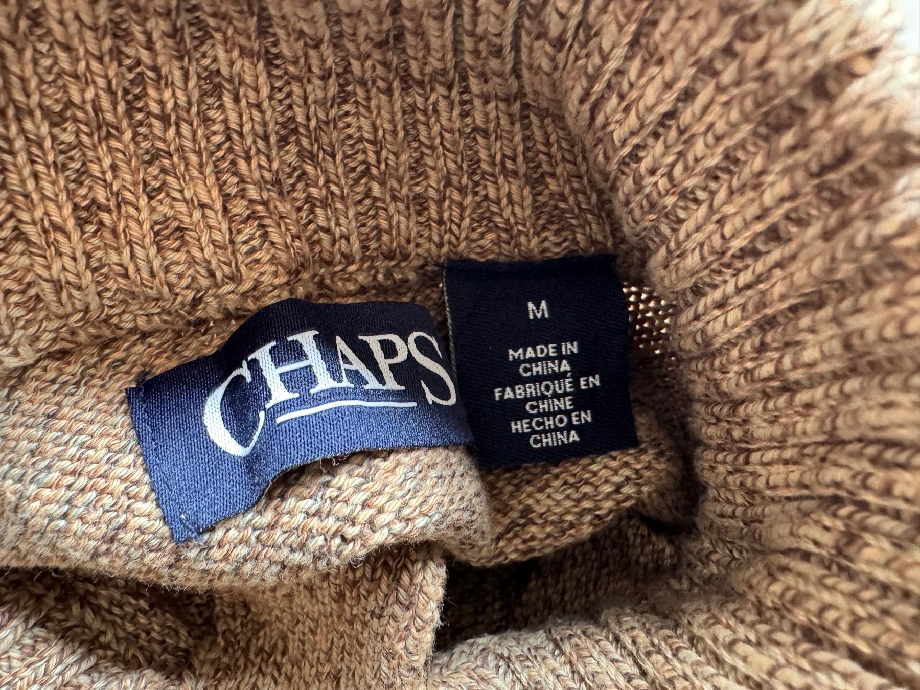 Maglioni & Felpe: Chaps pullover 100% cotton 1/4 button Sz M – Usato da Neuchâtel venduto da _Easy_to_Find_ 2