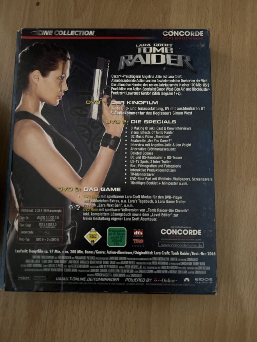 Tutti i DVDs: Lara Croft Tomb Raider 3 DVDs  – Usato da Herbetswil venduto da rotekatze84 1