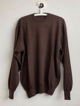 Pullover, braun, Wolle, Gr. 52