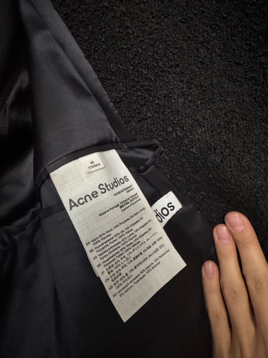 Acne Studios Cappotti: Acne studios wool black oversized coat size 36 – Usato da Zürich venduto da gva_r9gs 4
