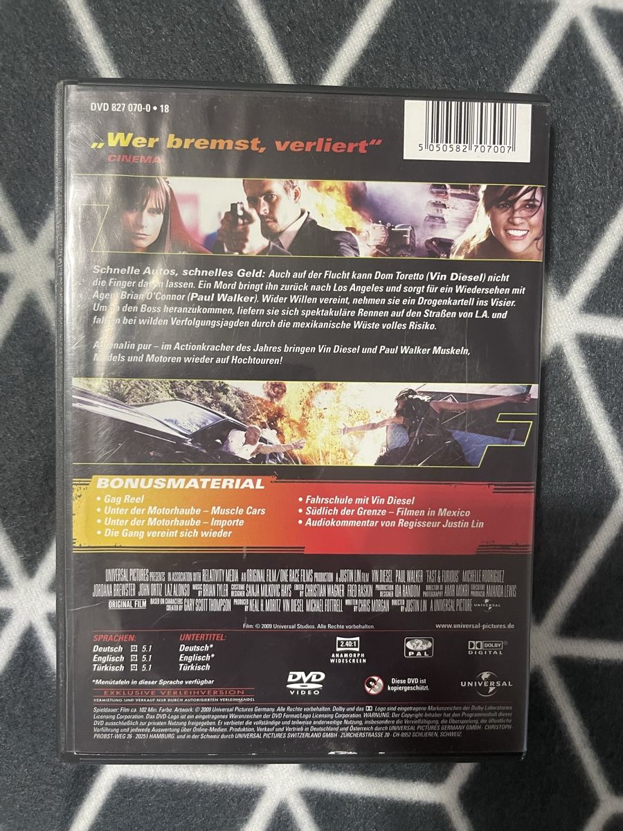 Tutti i DVDs: Fast & Furious - Neues Modell - Originalteile, DVD – Usato da Rheineck venduto da cha_p9qy 1