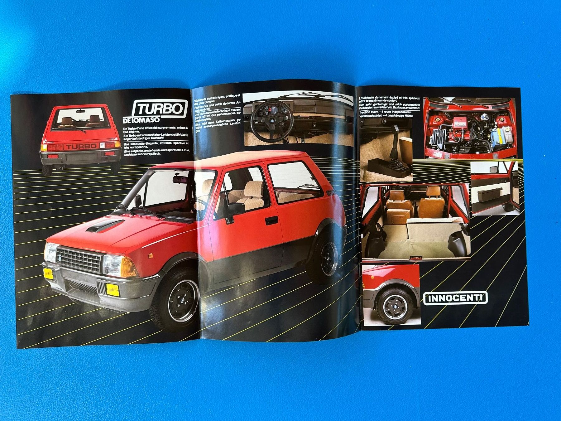 Documenti: Prospekt  Innocenti Turbo De Tomaso , mit Preisliste – Usato da Boswil venduto da pavo1 6