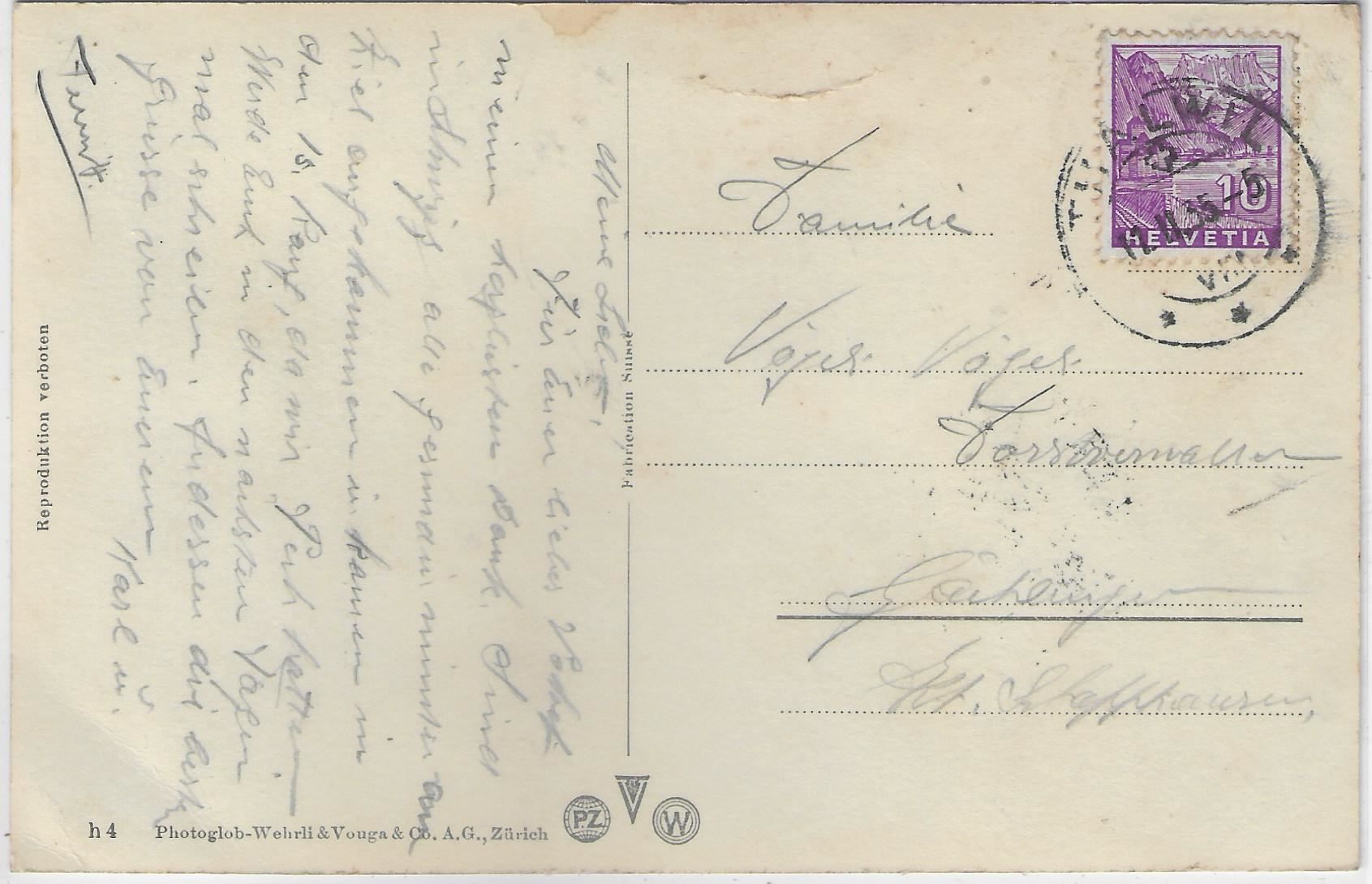 Cartoline postali: Winterlandschaft in den Bergen – Usato da Ettingen venduto da Kartenplanet 1