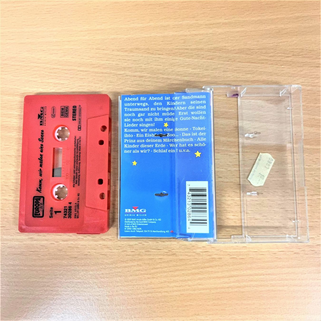 Musicassette: MC - Unser Sandmännchen - Komm, wir malen eine Sonne – Usato da Amlikon-Bissegg venduto da riestig 1