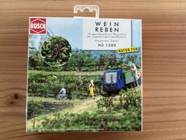 BUSCH Weinreben H0 1200 Set