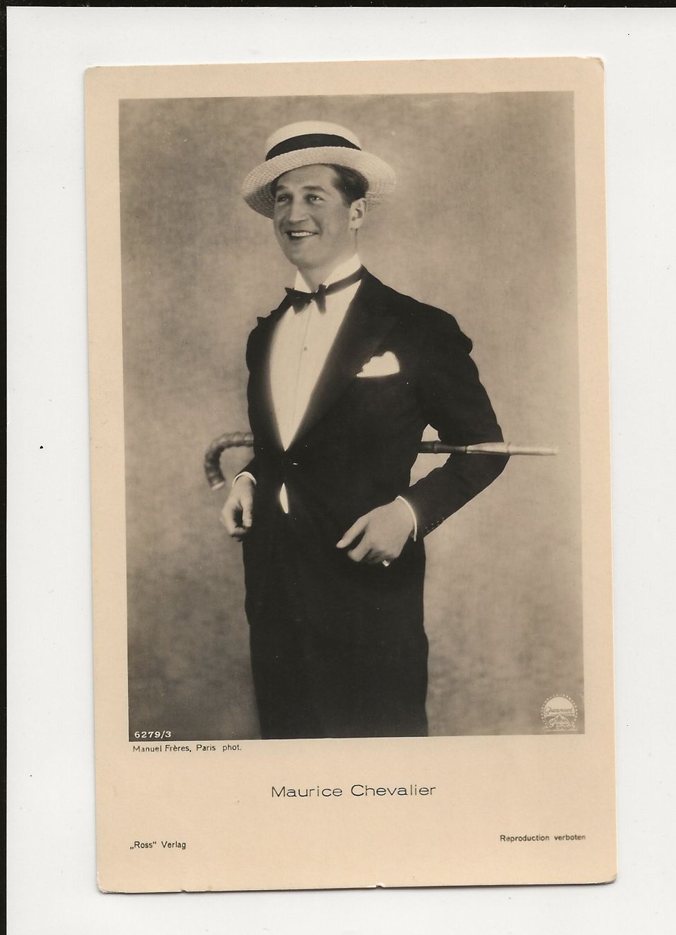Cartoline postali: AK ca. 1950 Maurice Chevalier – Usato da Greifensee venduto da 315WDO