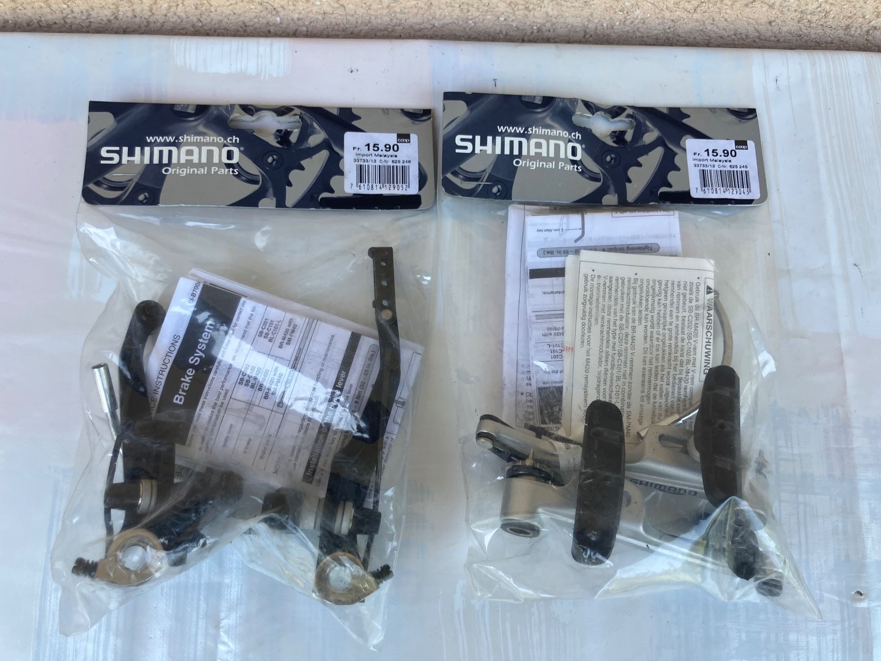 Shimano Ersatzteile: NOS Shimano V-Brakes – Gebraucht aus Trimbach von cendira