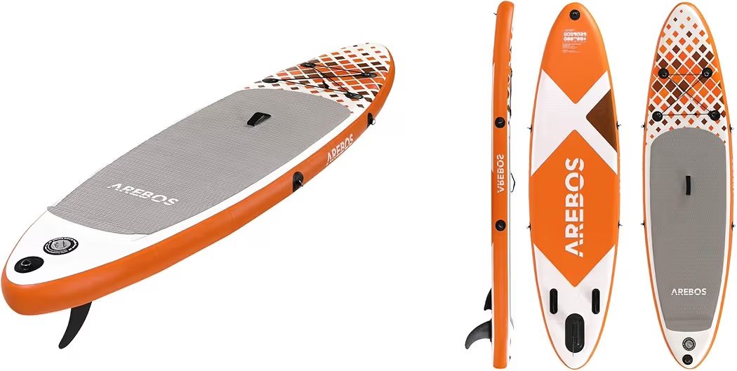 Surfboards & Schwimmbrette: Stand UP Paddle Board 300cm Orange – Neu (gemäss Beschreibung) aus Nebikon von warendiscount 3