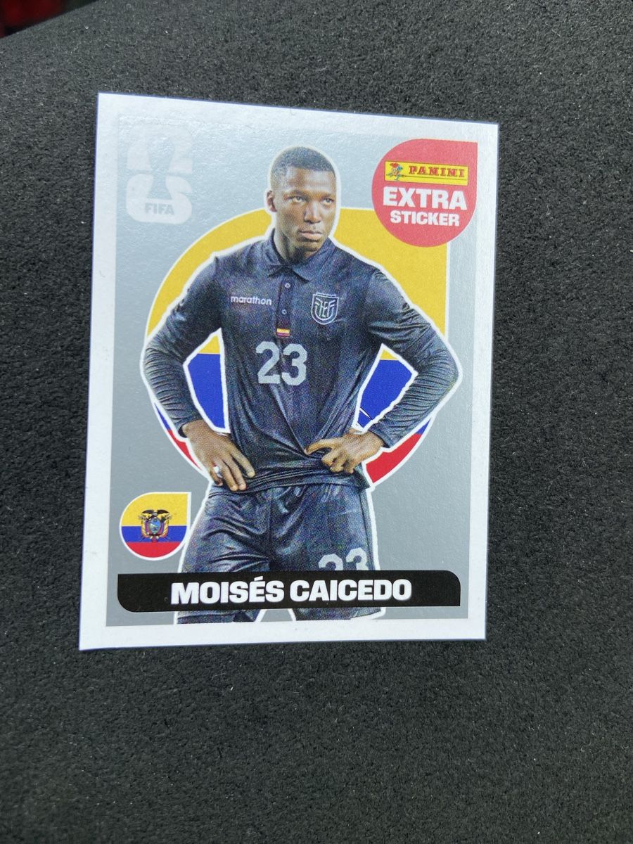 Panini Sammelbilder & Trading cards:  Moises Caicedo Panini Extra Sticker Silber – Neu (gemäss Beschreibung) aus Lotzwil von kie_t777