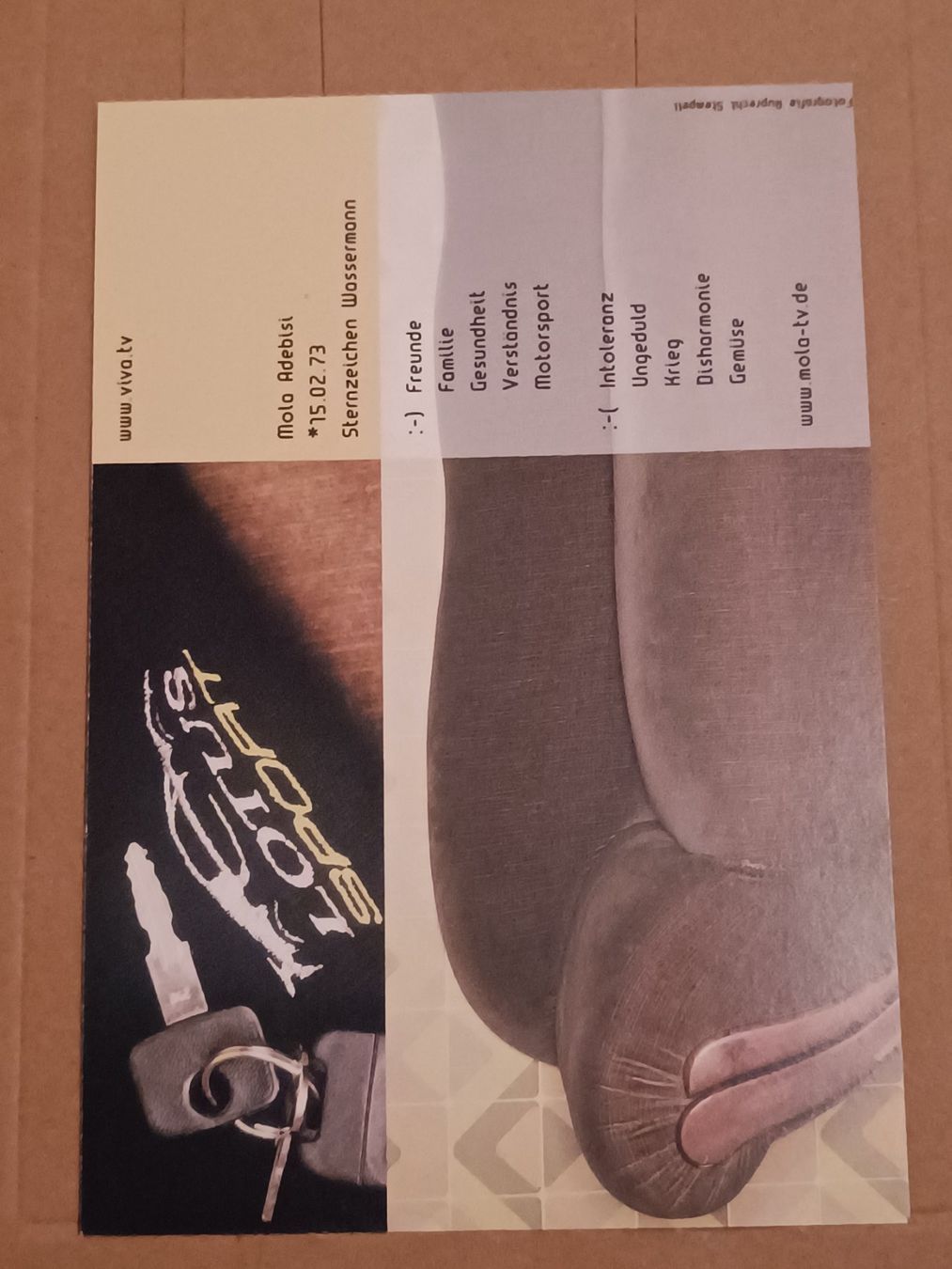 Autographes: Mota Adebisi - handsigniert – D'occasion à Menziken par Autogramme 1
