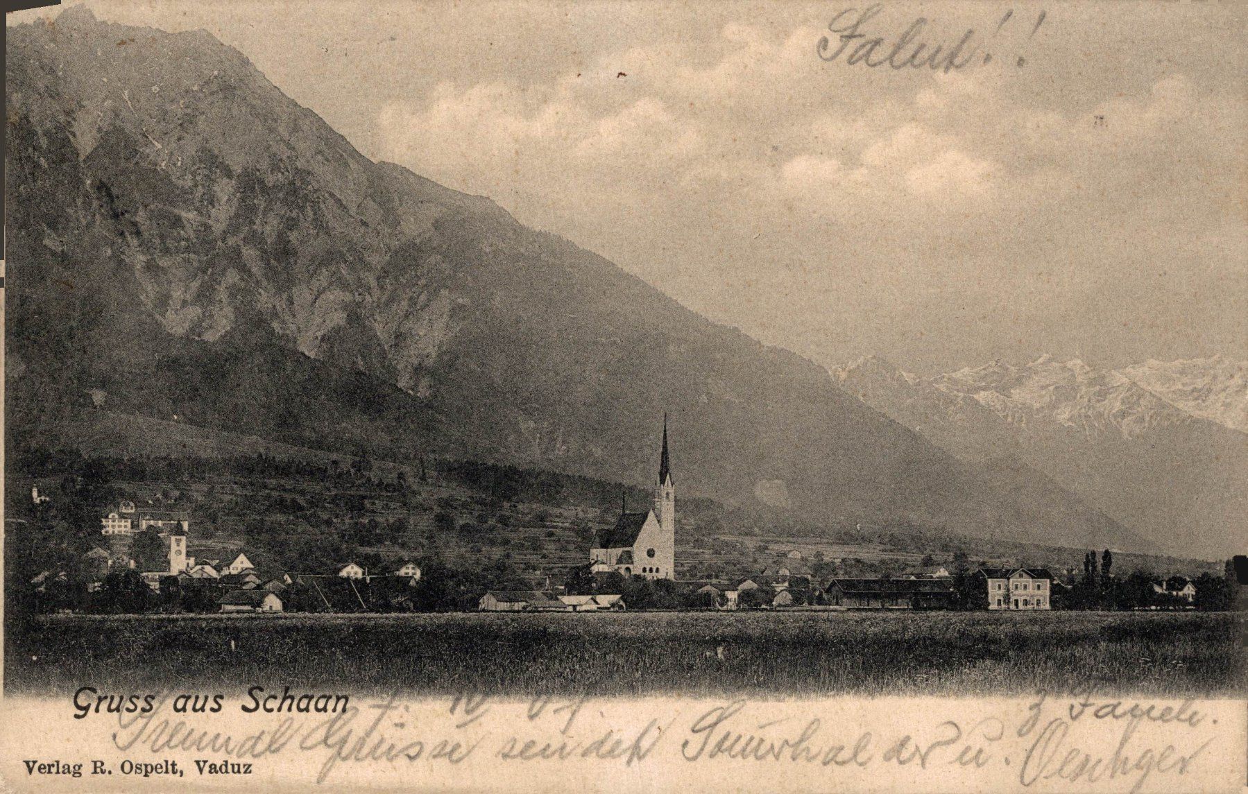 Cartes postales: Gruss aus Schaan – D'occasion à Bronschhofen par Astore