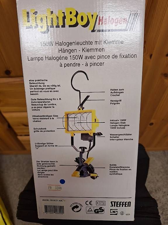 Lampade: LightBoy Halogen 150W Lampe – Nuovo e nell'imballaggio originale da Niederglatt ZH venduto da Bobsli 2