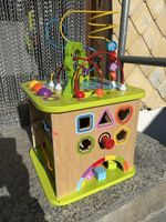 Motorikwürfel Hape aus Holz mit vielen Funktionen gebraucht