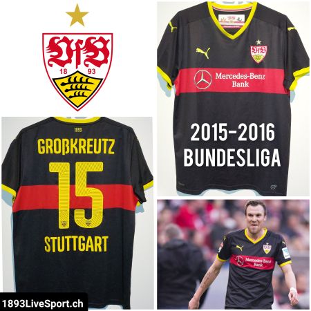 VfB Stuttgart Trikot, Kevin Großkreutz, 2015/16, Bundesliga