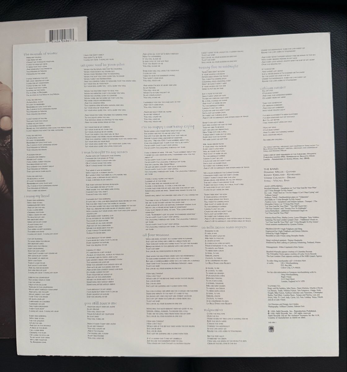 Dischi in vinile: Sting Mercury Falling Schallplatte LP – Usato da Goldach venduto da Donpancho 6