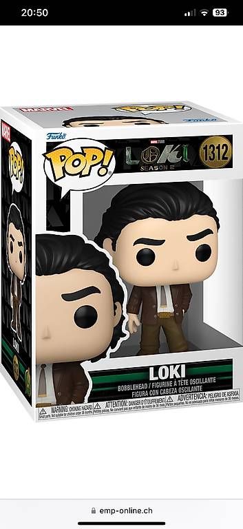 Funko Figuren: Funko Pop! Loki Vinyl Figur 1312 – Neu und originalverpackt aus Schönenwerd von Mary3311