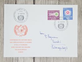 CL09 Enveloppe + Timbre Suisse 1963