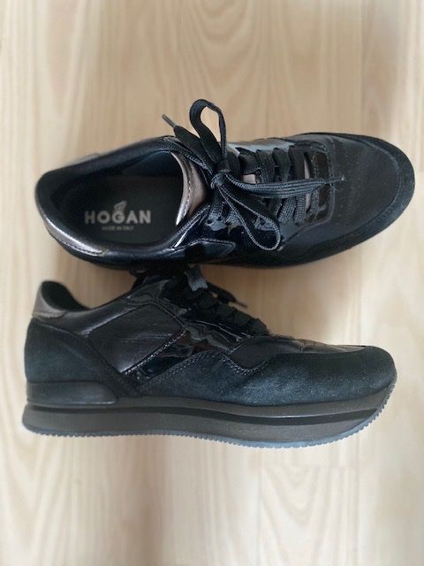 Hogan Damenschuhe: Hogan Sneaker Schwarz Lackleder Gr. 39 – Gebraucht aus Winterthur von damoiselles 2