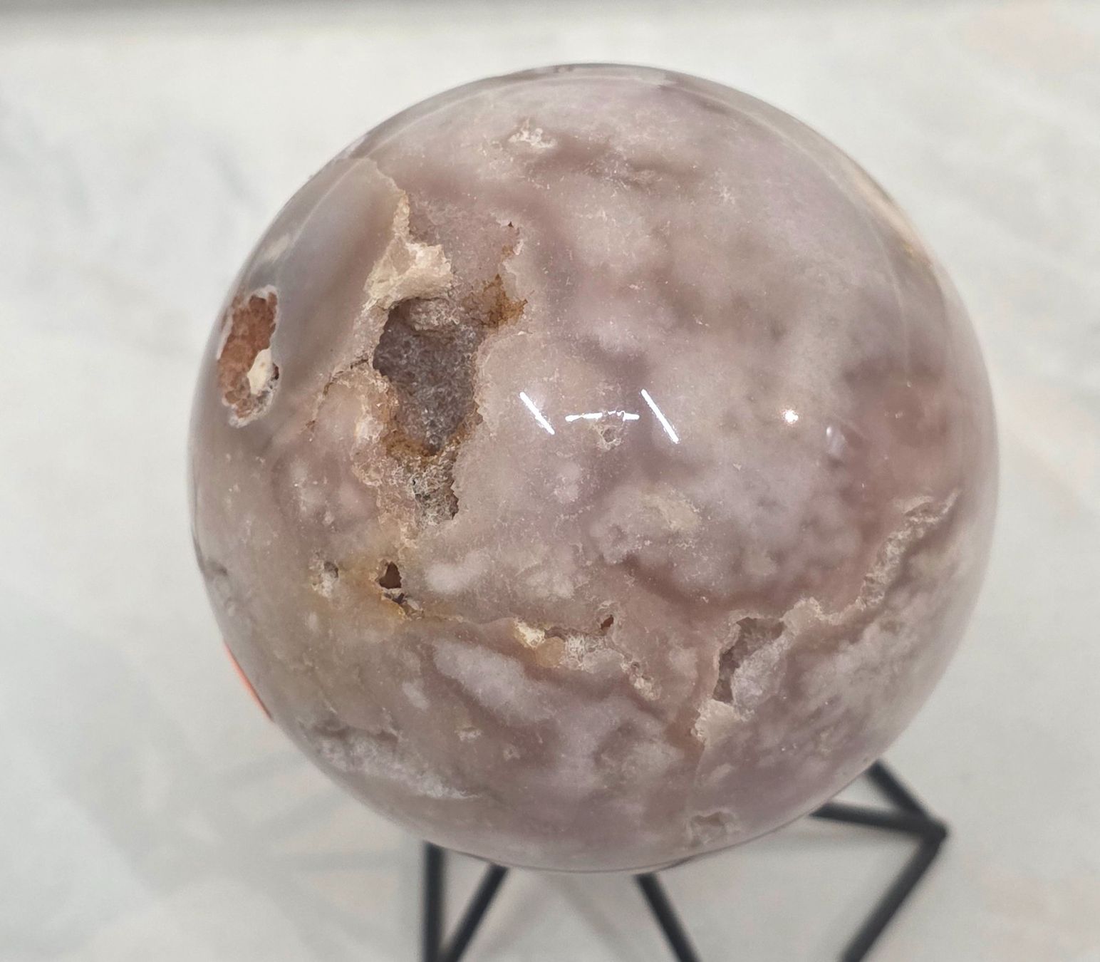 Minerali & Pietre curative: Pink Amethyst Kugel 66mm 385g – Nuovo e nell'imballaggio originale da Matzingen venduto da Shay_Crystalz 2