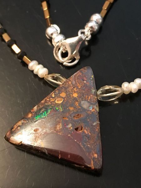 Catenine: Opal, Citrin, Spinell, Süsswasserperlen! – Nuovo (secondo la descrizione) da Basel venduto da Chili007 2