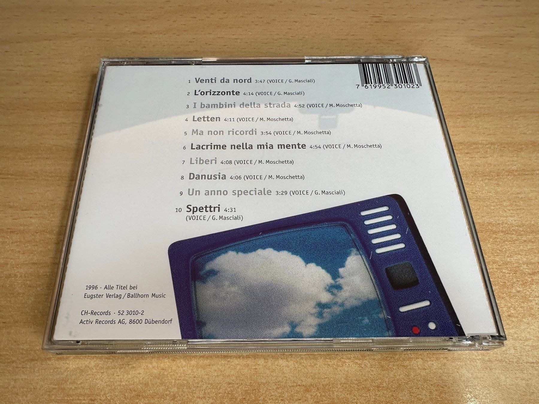 CD: M4 Voice - L'orizzonte – Usato da Rikon im Tösstal venduto da Alpenmutz 1