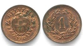 CH 1 Rappen 1933 unz!