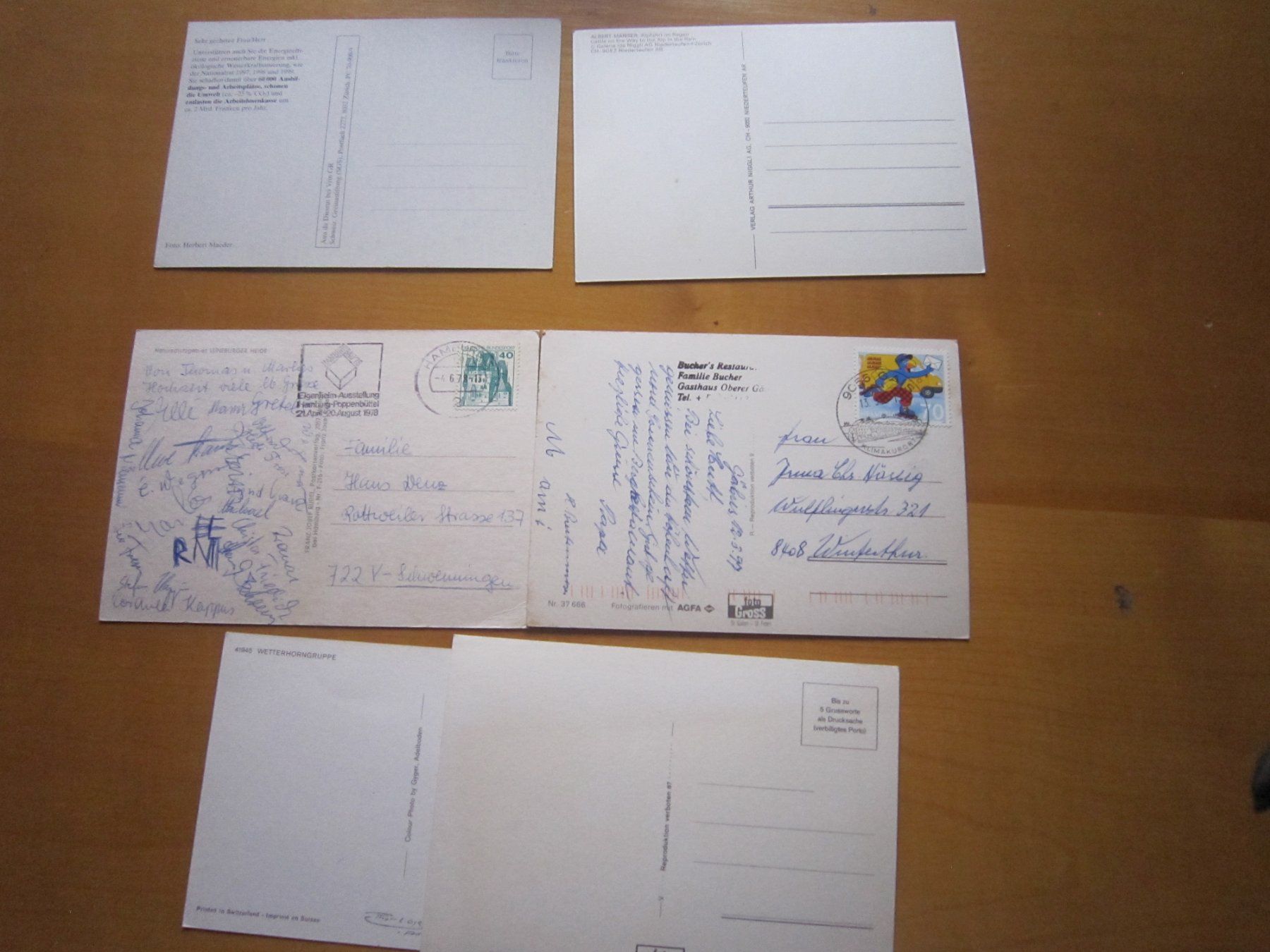 Cartoline postali: No 17 Postkarten Ziegen und Schafen – Usato da Gordola venduto da Polentaefung 7