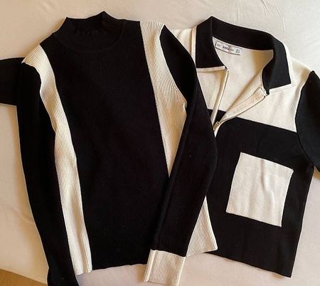 Zara Ensemble - Veste + Pullover