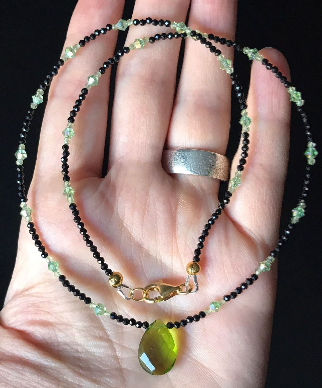 Catenine: Spinell, Peridot Collier NEU – Nuovo (secondo la descrizione) da Basel venduto da Chili007 4