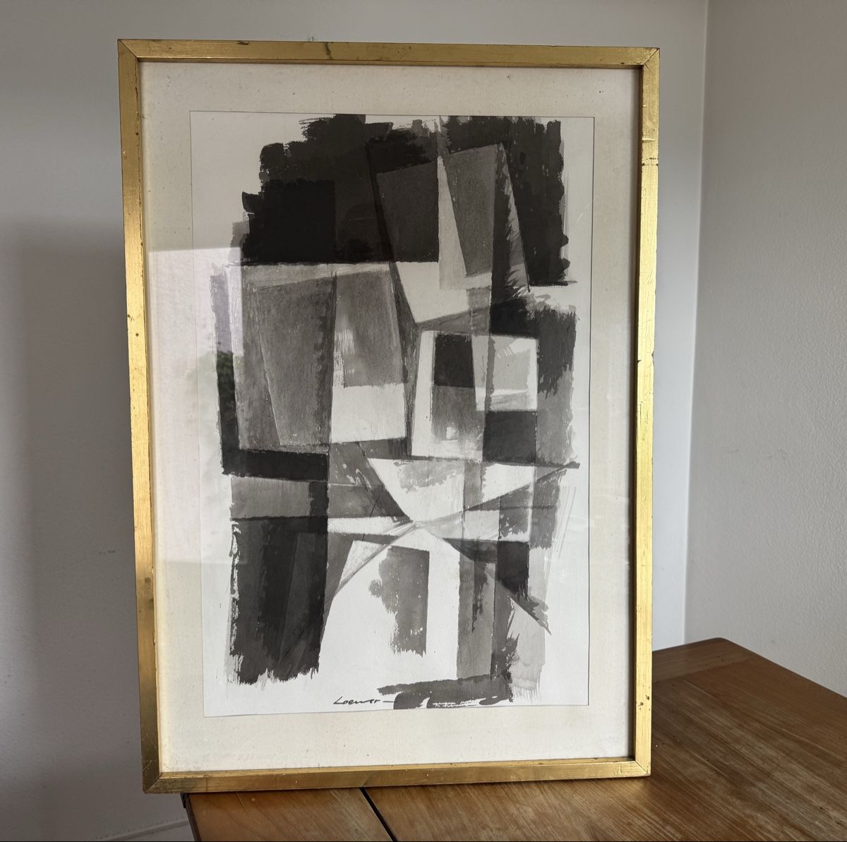 Gemälde: Original CH Claude Loewer Aquarell – Gebraucht aus Meilen von duppa 1